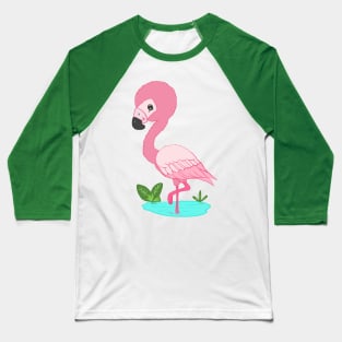 Cute flamingo Baseball T-Shirt